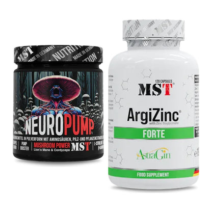MST Trainings-Set: NeuroPump 540g (Red Apple) + ArgiZinc Forte – alle enthaltenen Artikel