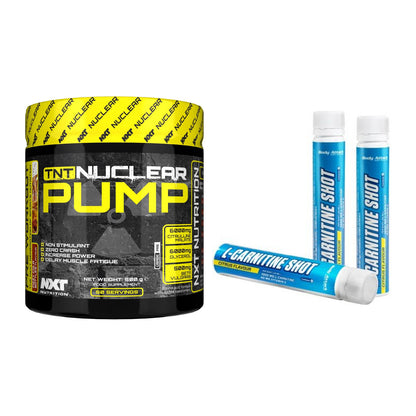 Trainings-Set: NXT Nutrition TNT Nuclear + Body Attack L-Carnitine – alle enthaltenen Artikel