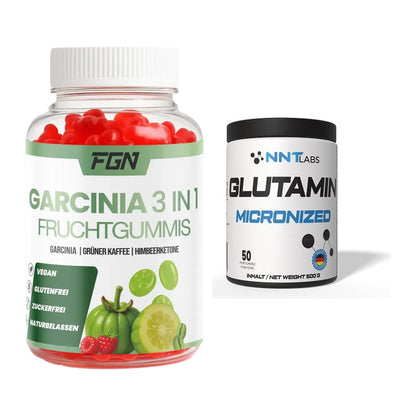 Trainings-Set: FGN Garcinia 60 Fruchtgummies + NNT Glutamin – alle enthaltenen Artikel