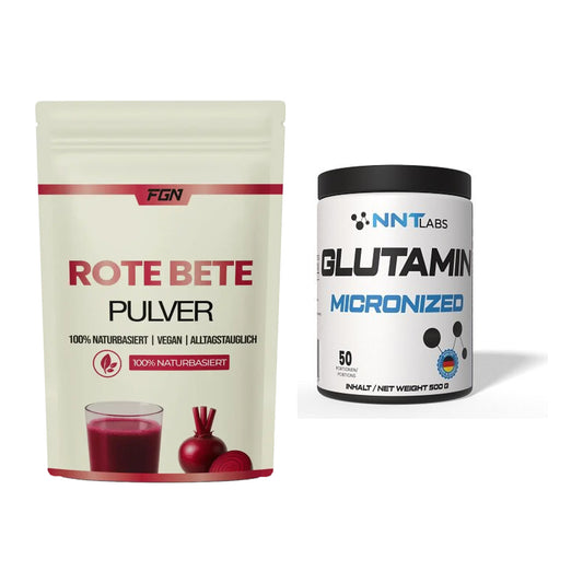 Trainings-Set: FGN Rote Beete Pulver + NNT Glutamin – alle enthaltenen Artikel