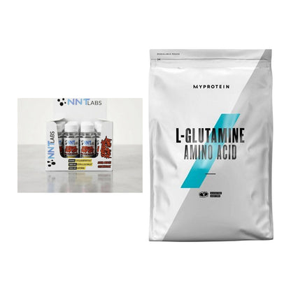 Trainings-Set: NNT Extreme Pump Shot + MyProtein Glutamin – alle enthaltenen Artikel