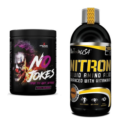 Trainings-Set: Peak No Jokes + BioTech Liquid Amino – alle enthaltenen Artikel