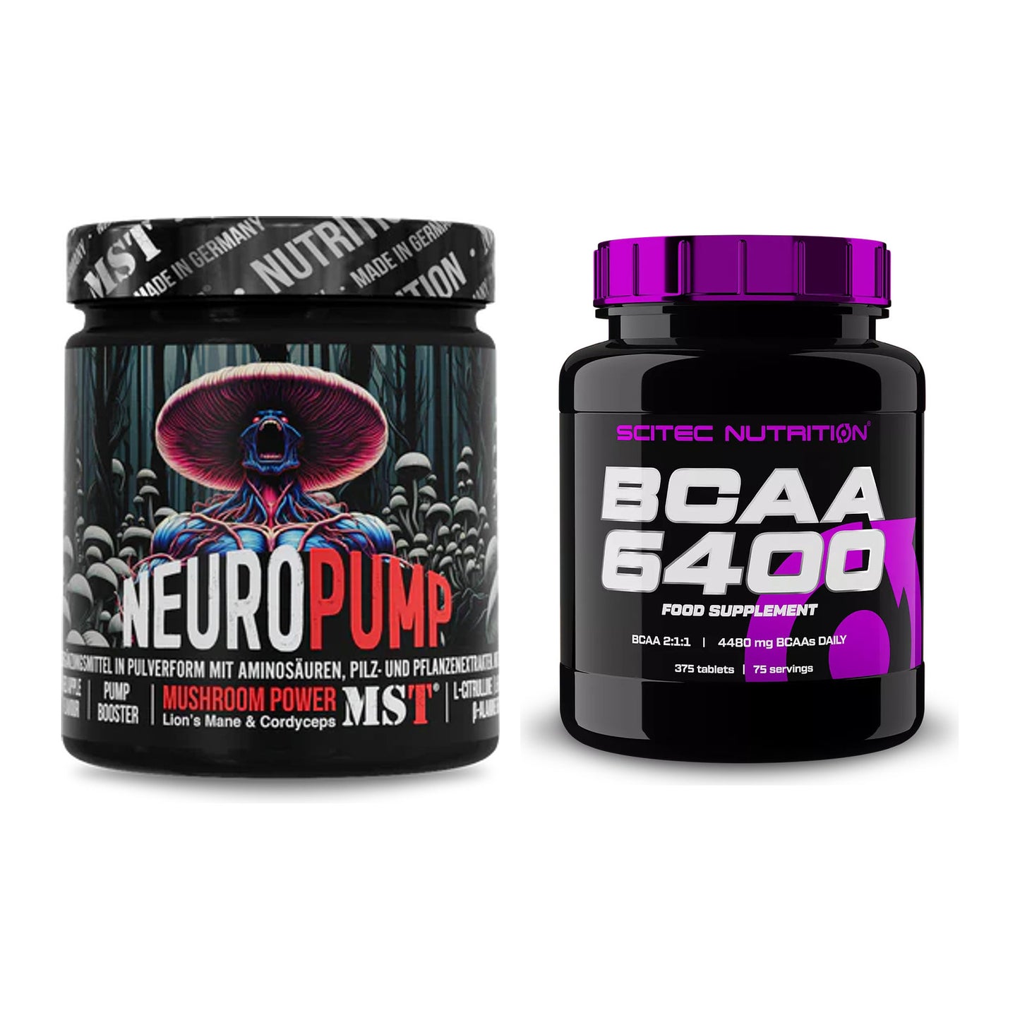 Trainings-Set: MST NeuroPump + Scitec BCAA 6400 – alle enthaltenen Artikel