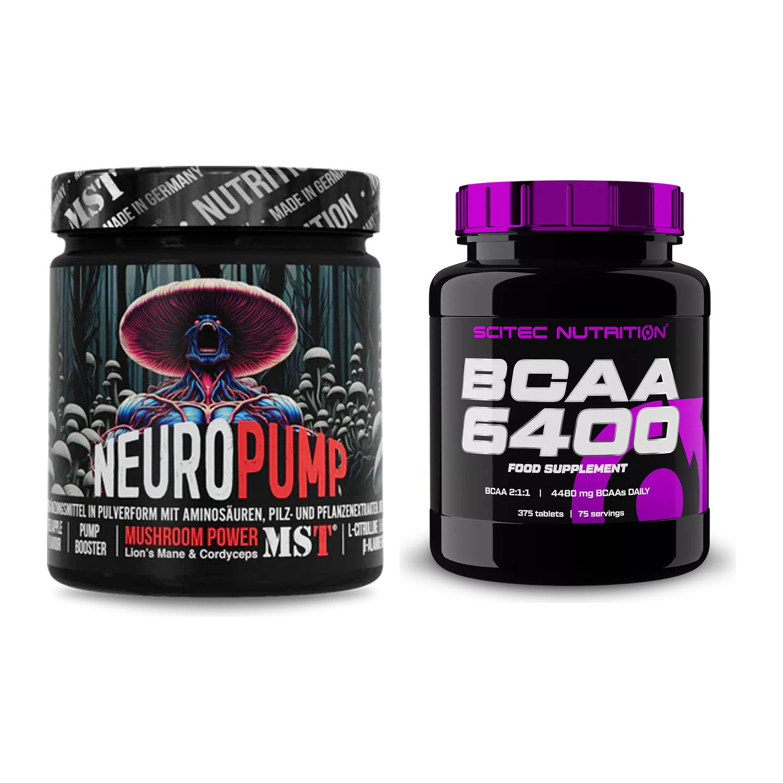 Trainings-Set: MST NeuroPump + Scitec BCAA 6400 – alle enthaltenen Artikel