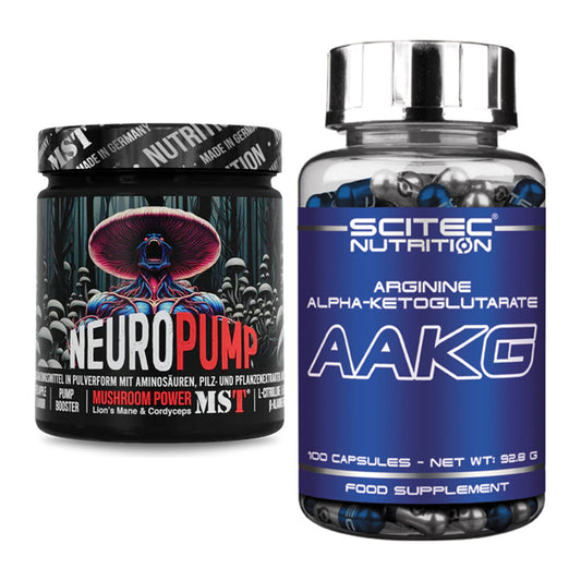 Trainings-Set: MST NeuroPump + Scitec AAKG – alle enthaltenen Artikel