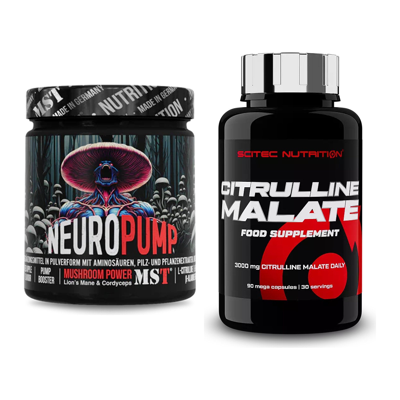 Trainings-Set: MST NeuroPump + Scitec Citrulline Malate – alle enthaltenen Artikel