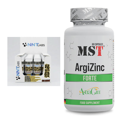 Trainings-Set: NNT Extreme Black Edition Shot + MST ArgiZinc Forte – alle enthaltenen Artikel