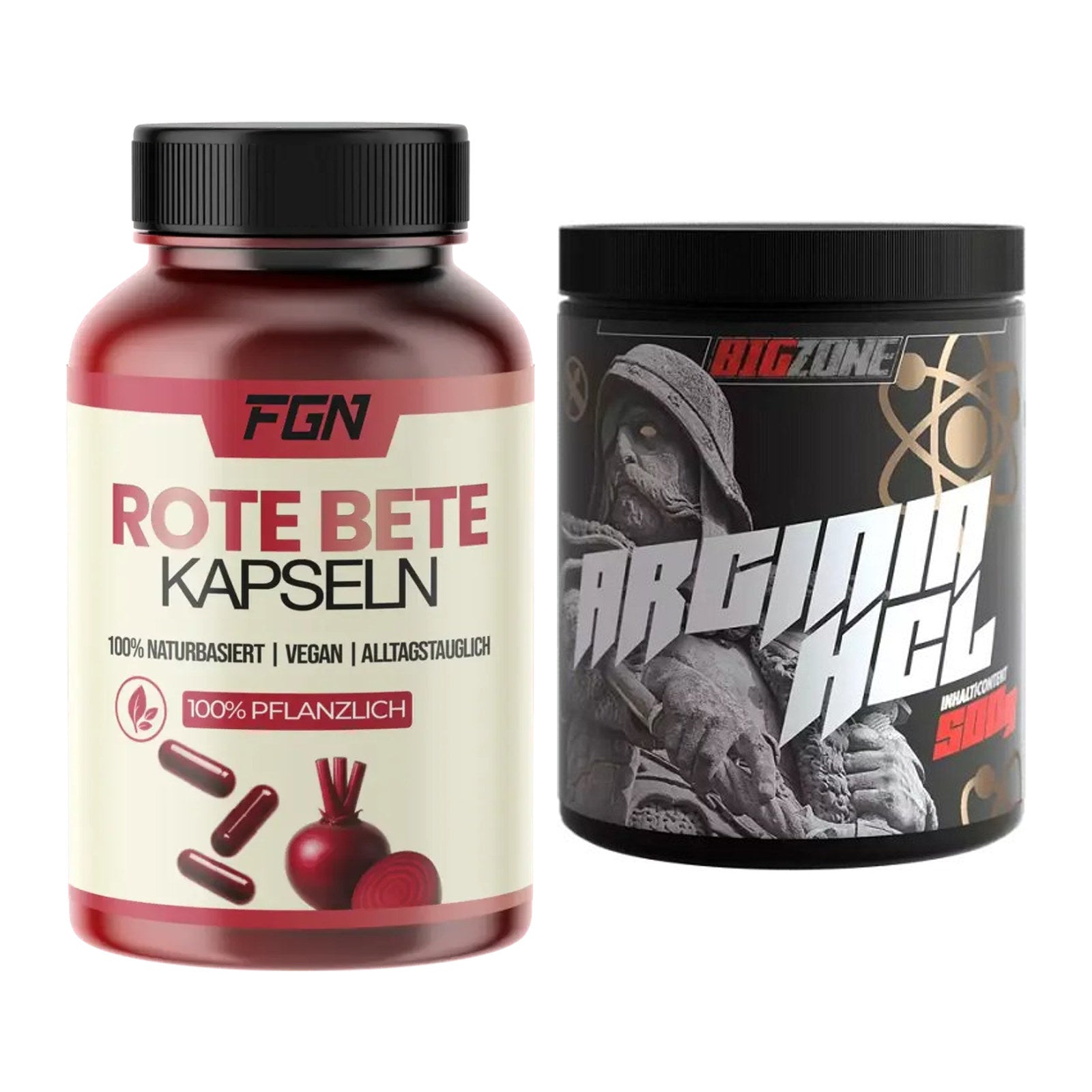 Trainings-Set: FGN Rote Beete + Big Zone Arginine HCl – alle enthaltenen Artikel