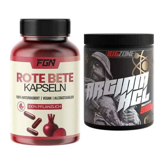 Trainings-Set: FGN Rote Beete + Big Zone Arginine HCl – alle enthaltenen Artikel