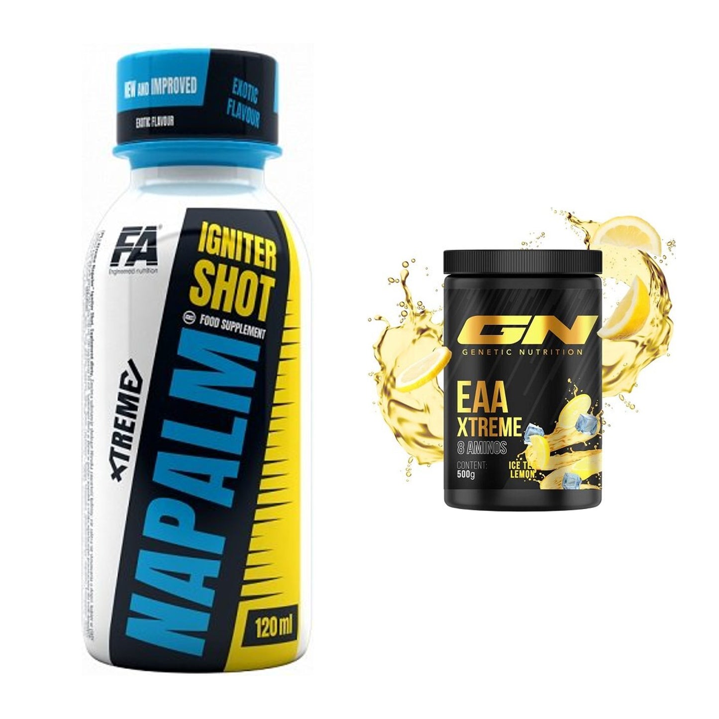 Trainings-Set: FA Nutrition Xtreme Napalm Igniter + GN EAA Xtreme – alle enthaltenen Artikel