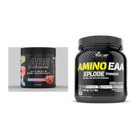 Trainings-Set: Applied Nutrition A.B.E + Olimp Amino EAA Xplode – alle enthaltenen Artikel