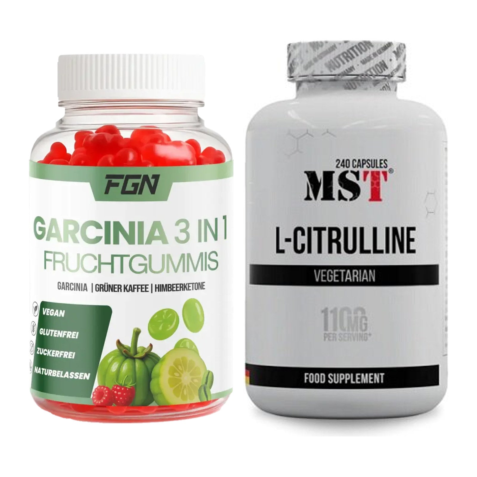 Trainings-Set: FGN Garcinia 60 Fruchtgummies + MST Citrulline – alle enthaltenen Artikel