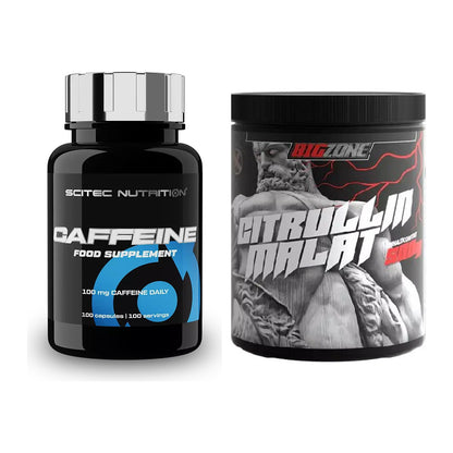 Trainings-Set: Scitec Caffeine + Big Zone Citrullin Malat – alle enthaltenen Artikel