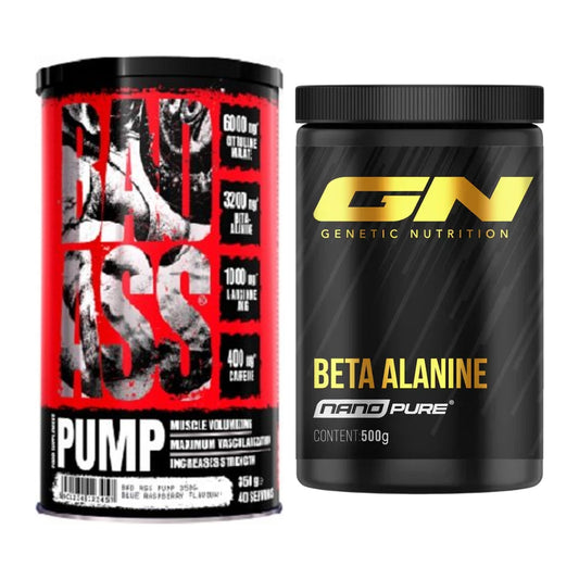 Trainings-Set: BAD ASS Pump + GN Nano Beta Alanine – alle enthaltenen Artikel