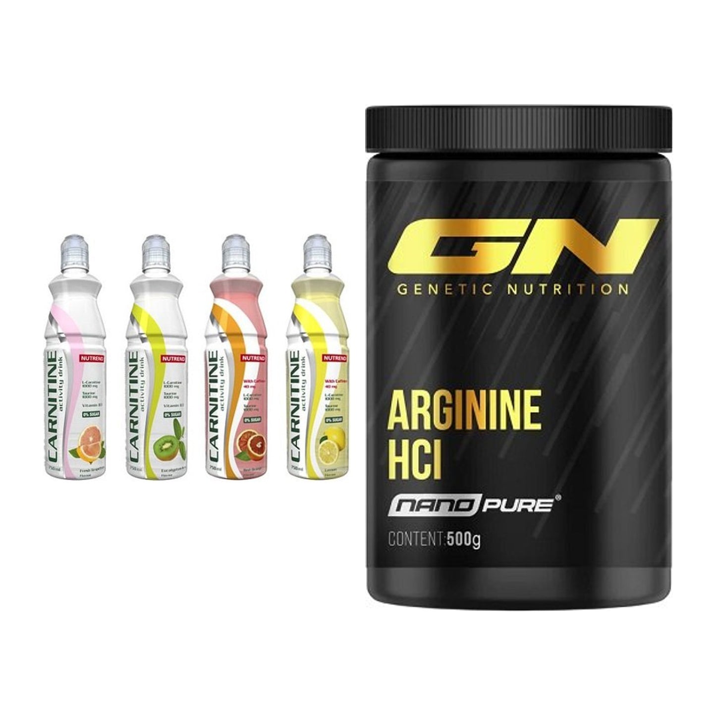 Trainings-Set: Nutrend Activity + GN Arginine HCL Nano Pure – alle enthaltenen Artikel