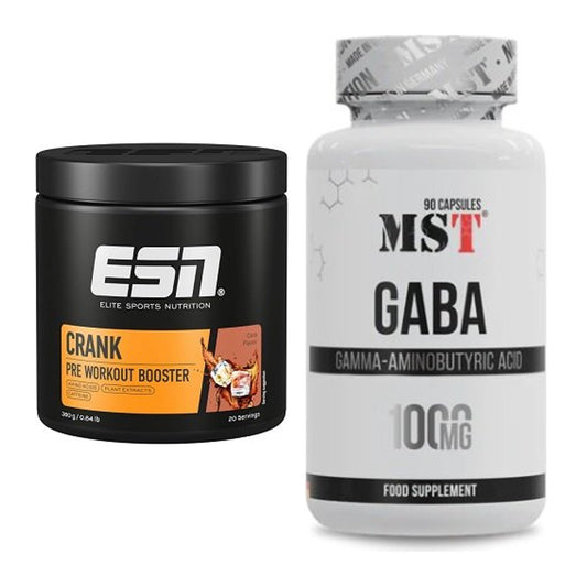 Trainings-Set: ESN Crank Booster + MST GABA 1000mg – alle enthaltenen Artikel