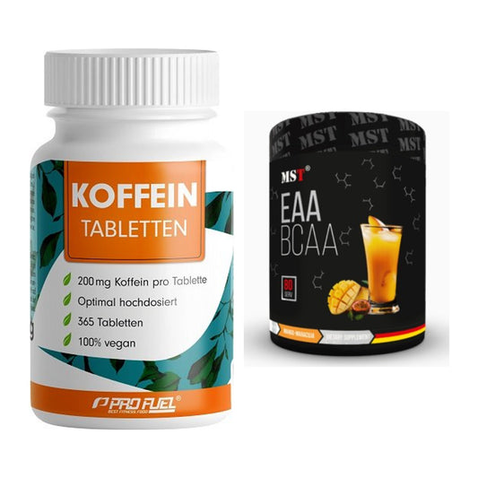 Trainings-Set: ProFuel Koffein (200mg) + MST EAA & BCAA – alle enthaltenen Artikel