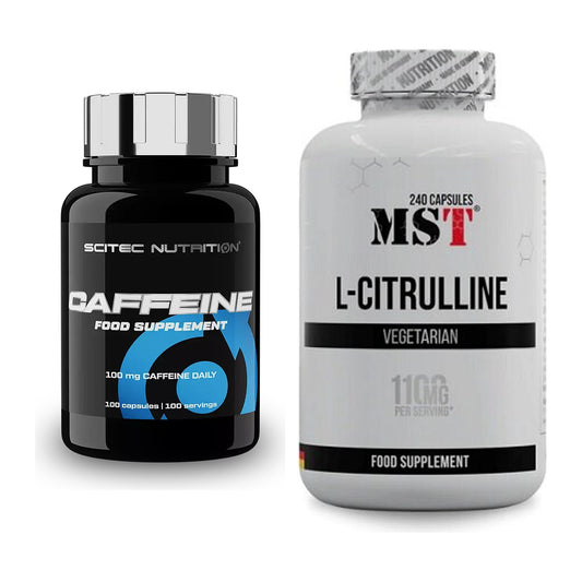 Trainings-Set: Scitec Caffeine + MST Citrulline – alle enthaltenen Artikel