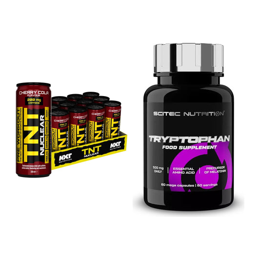 Trainings-Set: NXT Nutrition TNT NUCLEAR + Scitec Tryptophan – alle enthaltenen Artikel