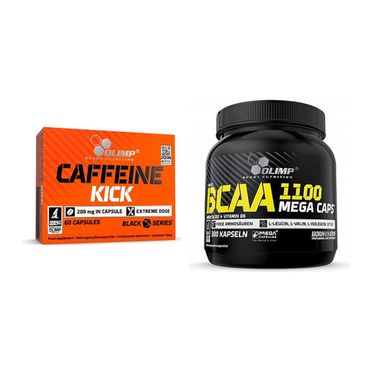 Trainings-Set: Olimp Caffeine Kick + Olimp BCAA Mega Caps – alle enthaltenen Artikel