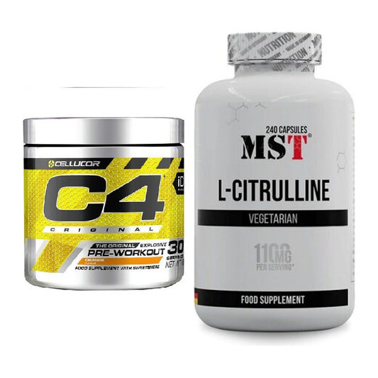 Trainings-Set: Cellucor C4 Original 30Serv. (Icy + MST Citrulline – alle enthaltenen Artikel