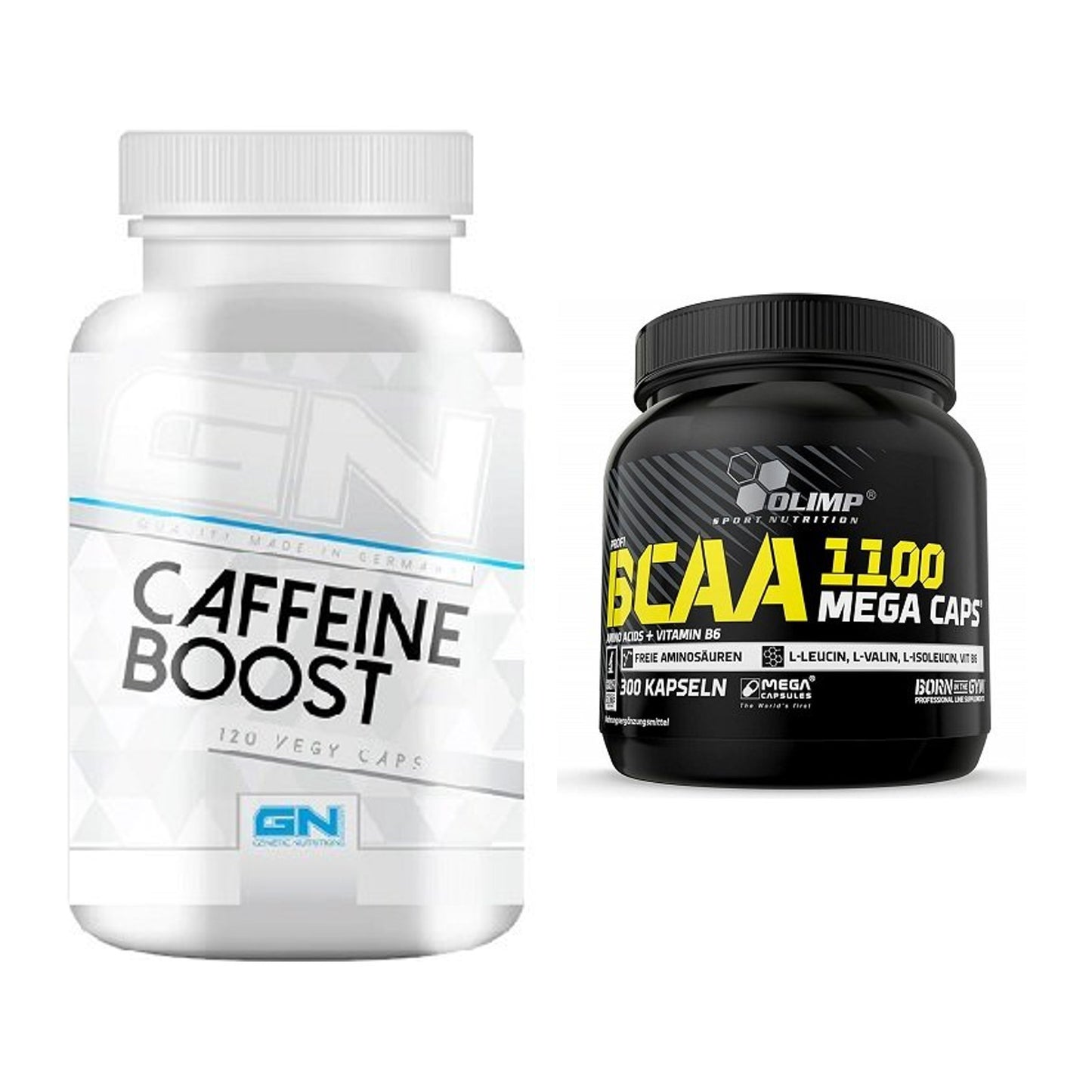 Trainings-Set: GN Caffein Boost + Olimp BCAA Mega Caps – alle enthaltenen Artikel