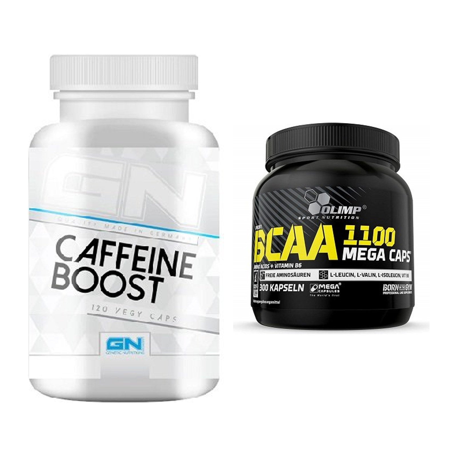 Trainings-Set: GN Caffein Boost + Olimp BCAA Mega Caps – alle enthaltenen Artikel