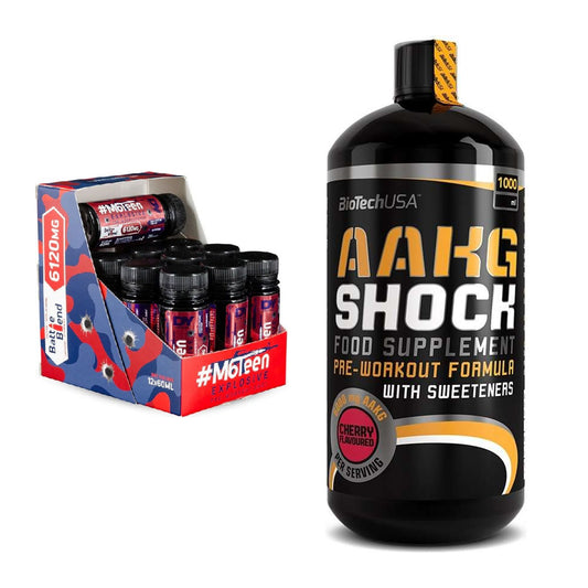 Trainings-Set: DY Nutrition M6Teen + BioTech AAKG Shock Extreme – alle enthaltenen Artikel
