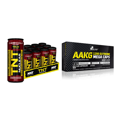 Trainings-Set: NXT Nutrition TNT NUCLEAR + Olimp AAKG Extreme Mega – alle enthaltenen Artikel