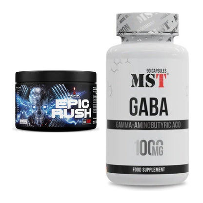 Trainings-Set: Peak Epic Rush + MST GABA 1000mg – alle enthaltenen Artikel
