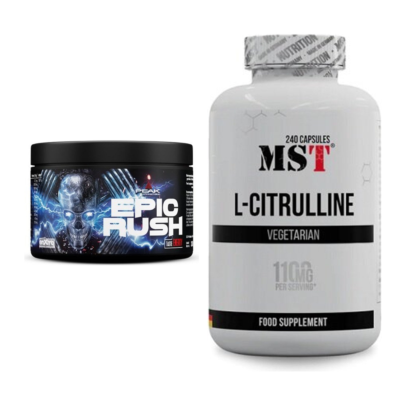 Trainings-Set: Peak Epic Rush + MST Citrulline – alle enthaltenen Artikel
