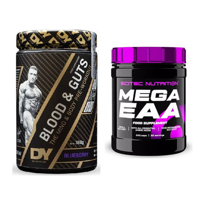Trainings-Set: DY Nutrition Blood&Guts + Scitec Mega EAA – alle enthaltenen Artikel