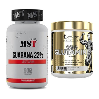 Trainings-Set: MST Guarana 22% + Kevin Levrone GOLD Glutamine – alle enthaltenen Artikel