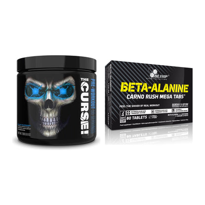 Trainings-Set: JNX Sports The Curse! + Olimp Beta-Alanin Carno Rush – alle enthaltenen Artikel