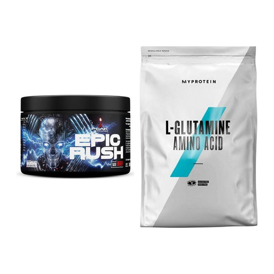 Trainings-Set: Peak Epic Rush + MyProtein Glutamin – alle enthaltenen Artikel