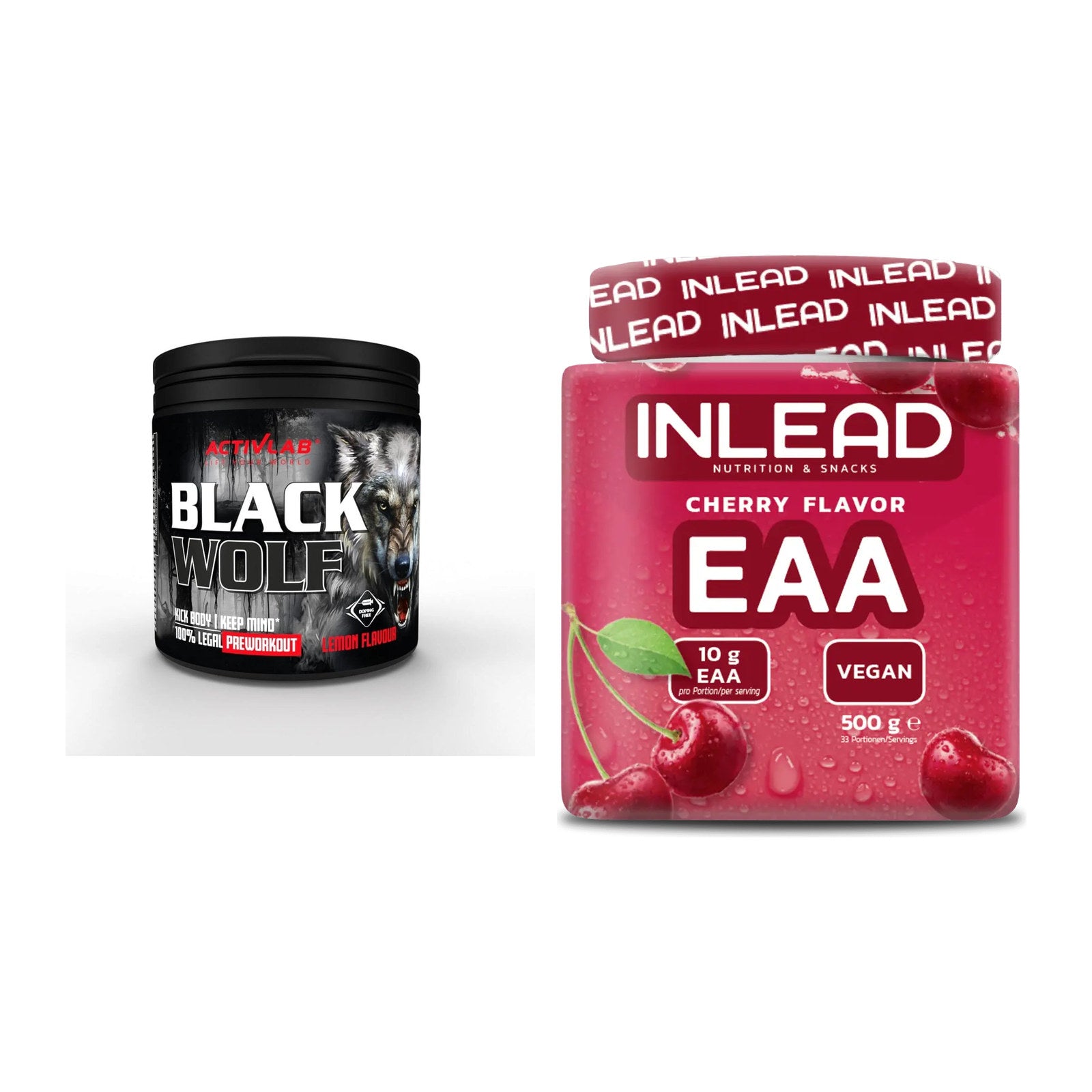 Trainings-Set: Activlab Black Wolf Pre-Workout + INLEAD EAA – alle enthaltenen Artikel