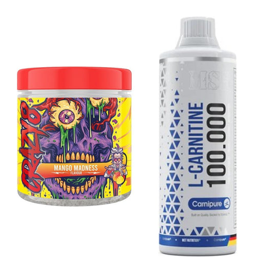 Trainings-Set: Swedish Supplements Crazy + MST L-Carnitine Carnipure – alle enthaltenen Artikel