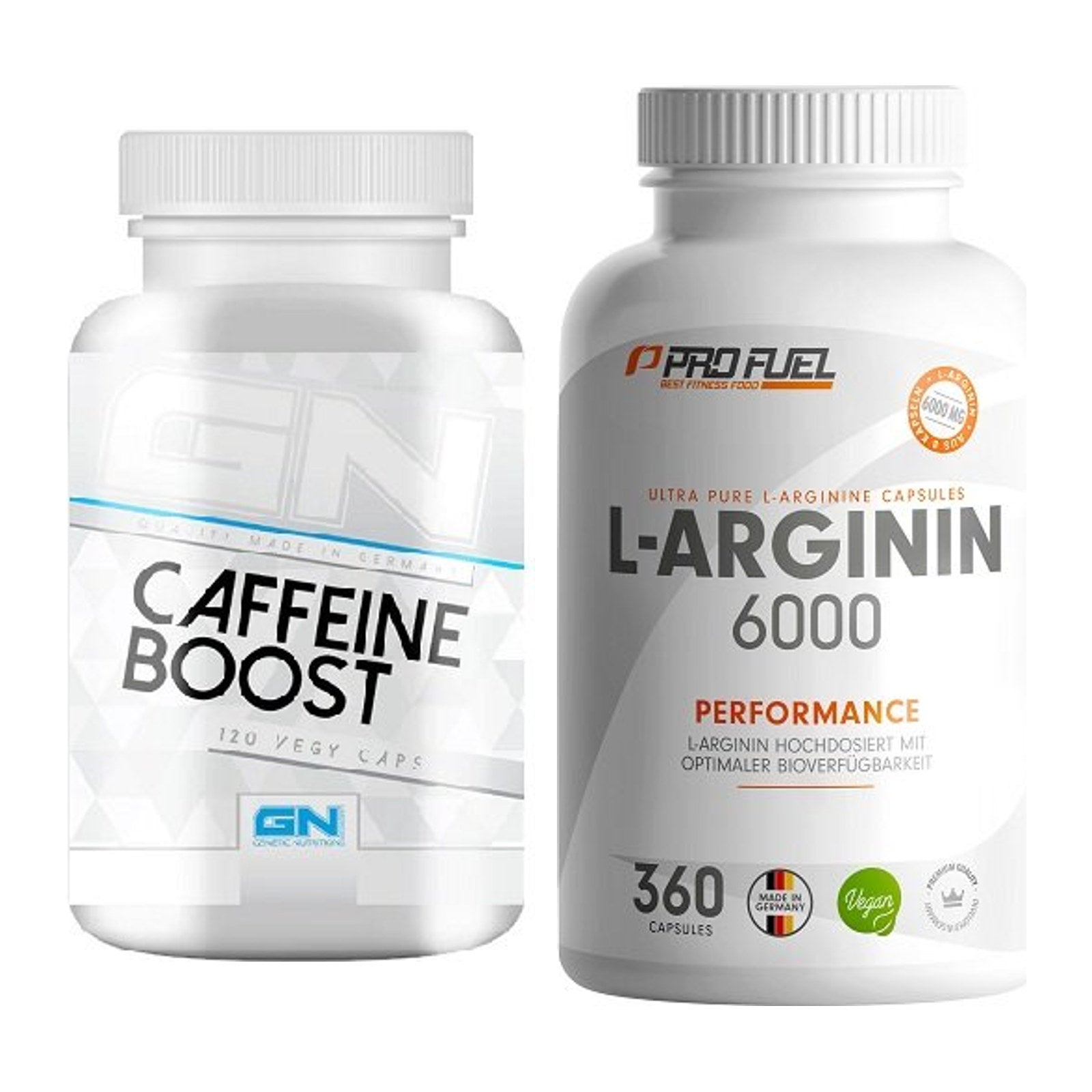 Trainings-Set: GN Caffein Boost + ProFuel L-Arginin 6000 – alle enthaltenen Artikel