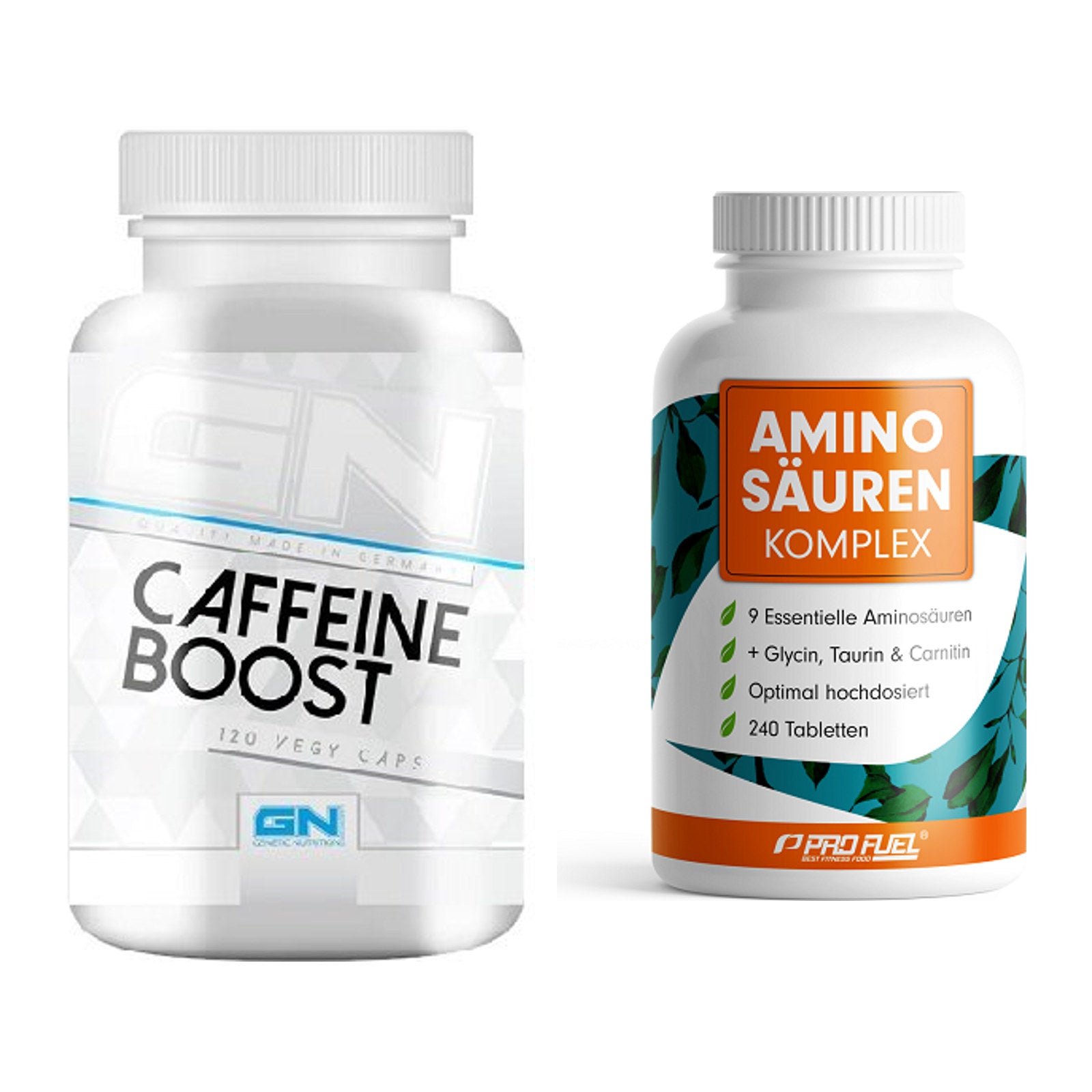 Trainings-Set: GN Caffein Boost + ProFuel Aminosäuren Komplex 240 – alle enthaltenen Artikel