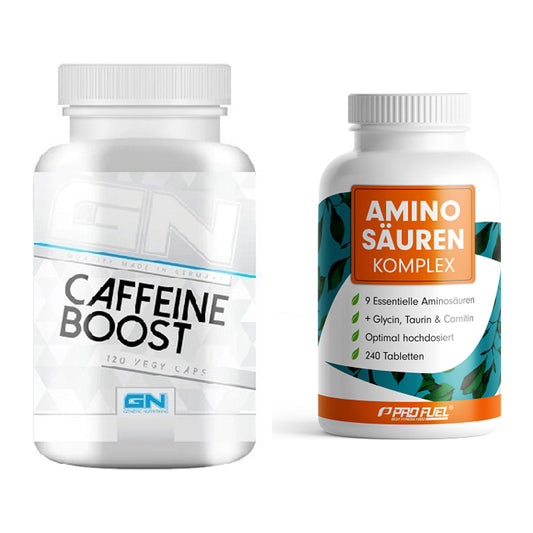 Trainings-Set: GN Caffein Boost + ProFuel Aminosäuren Komplex 240 – alle enthaltenen Artikel