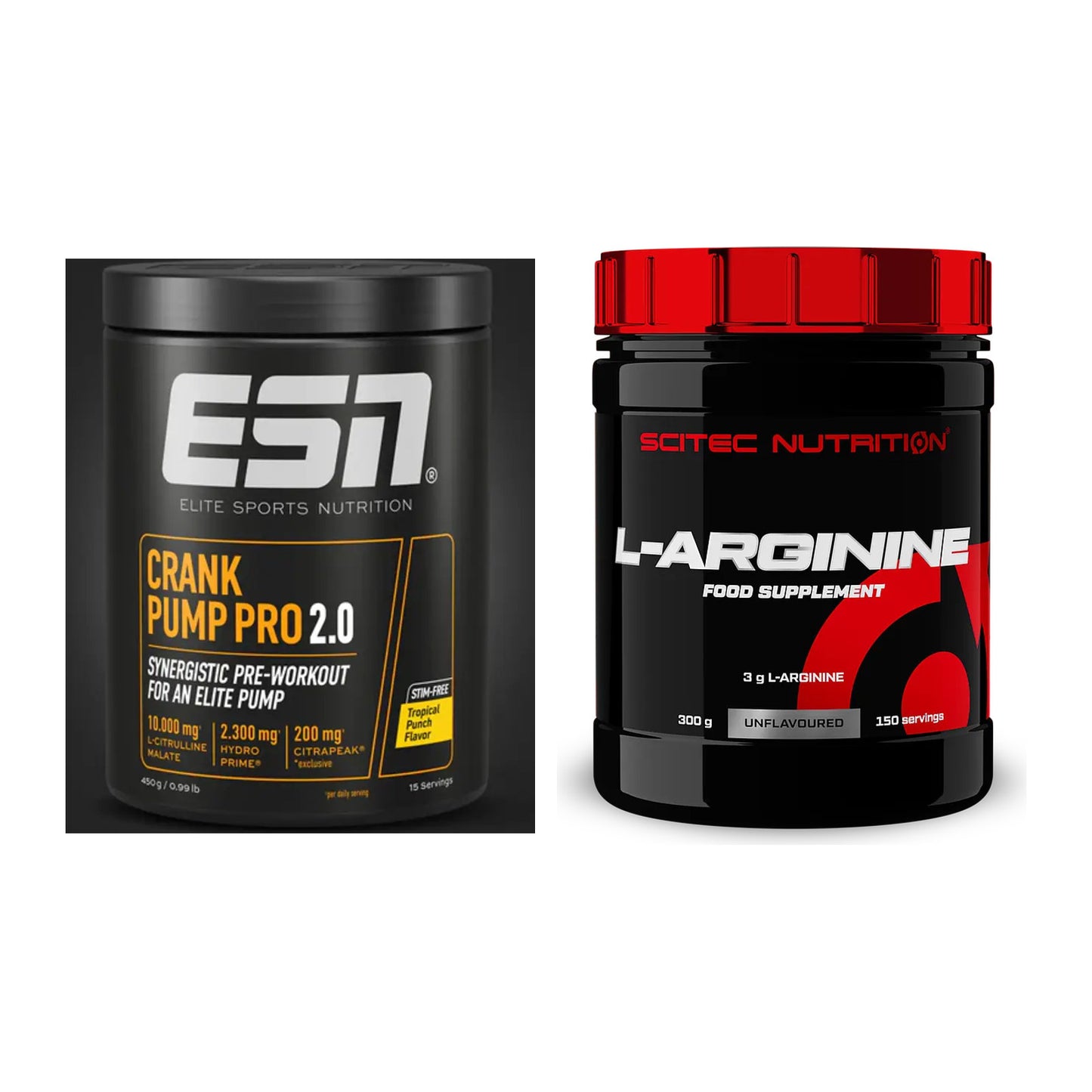 Trainings-Set: ESN Crank Pump Pro 2.0 + Scitec Arginin – alle enthaltenen Artikel