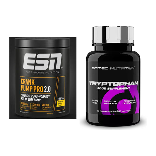 Trainings-Set: ESN Crank Pump Pro 2.0 + Scitec Tryptophan – alle enthaltenen Artikel