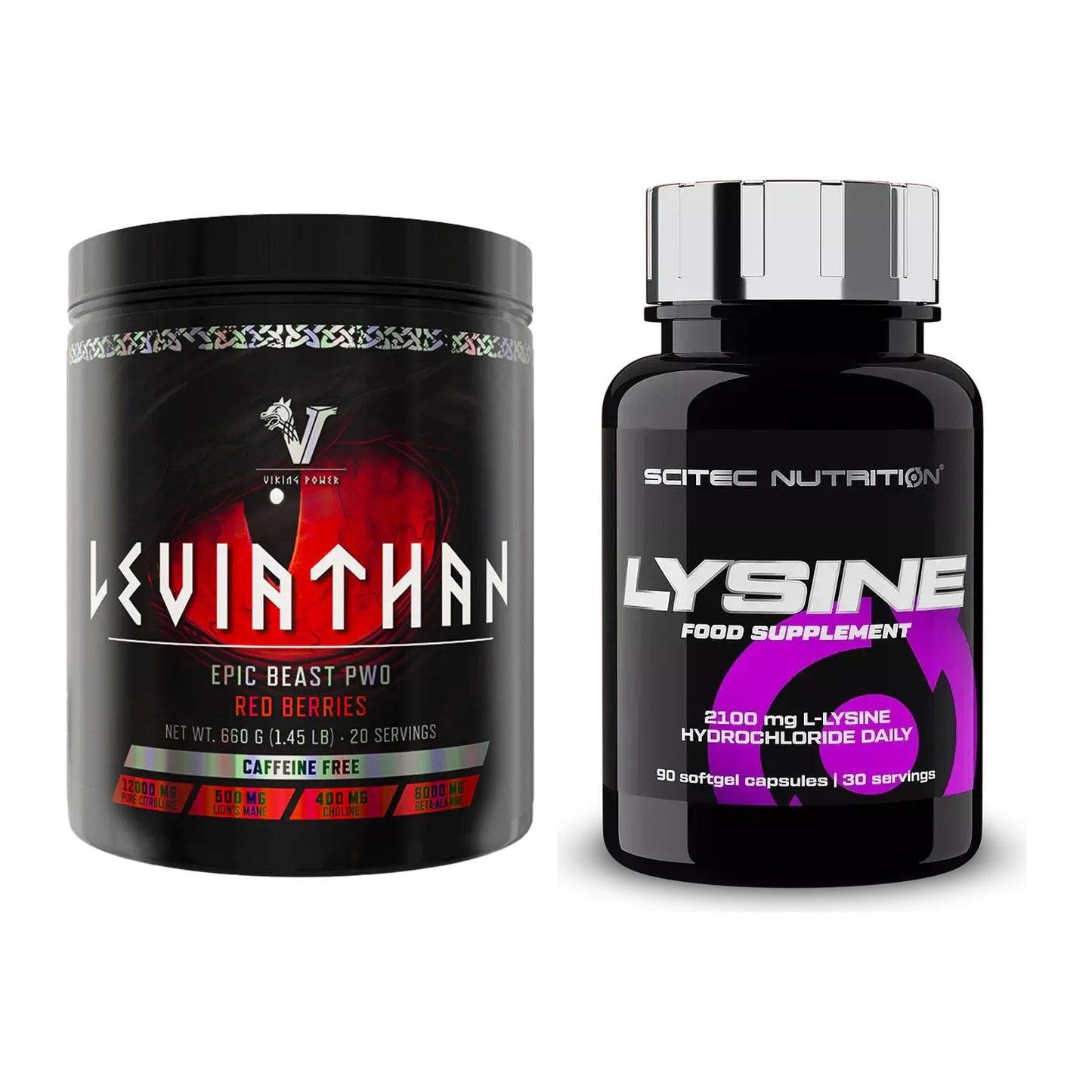 Trainings-Set: Viking Power Leviathan Hardcore + Scitec Lysine – alle enthaltenen Artikel