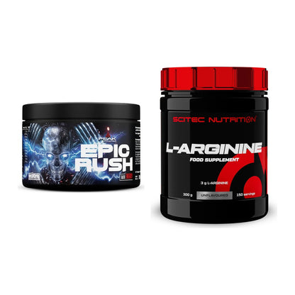 Trainings-Set: Peak Epic Rush + Scitec Arginin – alle enthaltenen Artikel