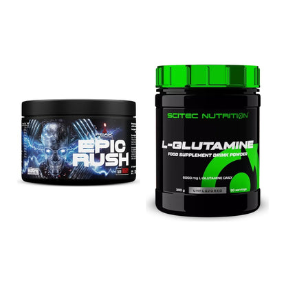 Trainings-Set: Peak Epic Rush + Scitec L-Glutamin – alle enthaltenen Artikel