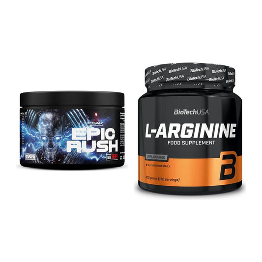 Trainings-Set: Peak Epic Rush + BioTech L-Arginin – alle enthaltenen Artikel