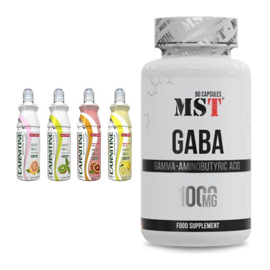 Trainings-Set: Nutrend Activity L-Carnitine Drink + MST GABA 1000mg – alle enthaltenen Artikel