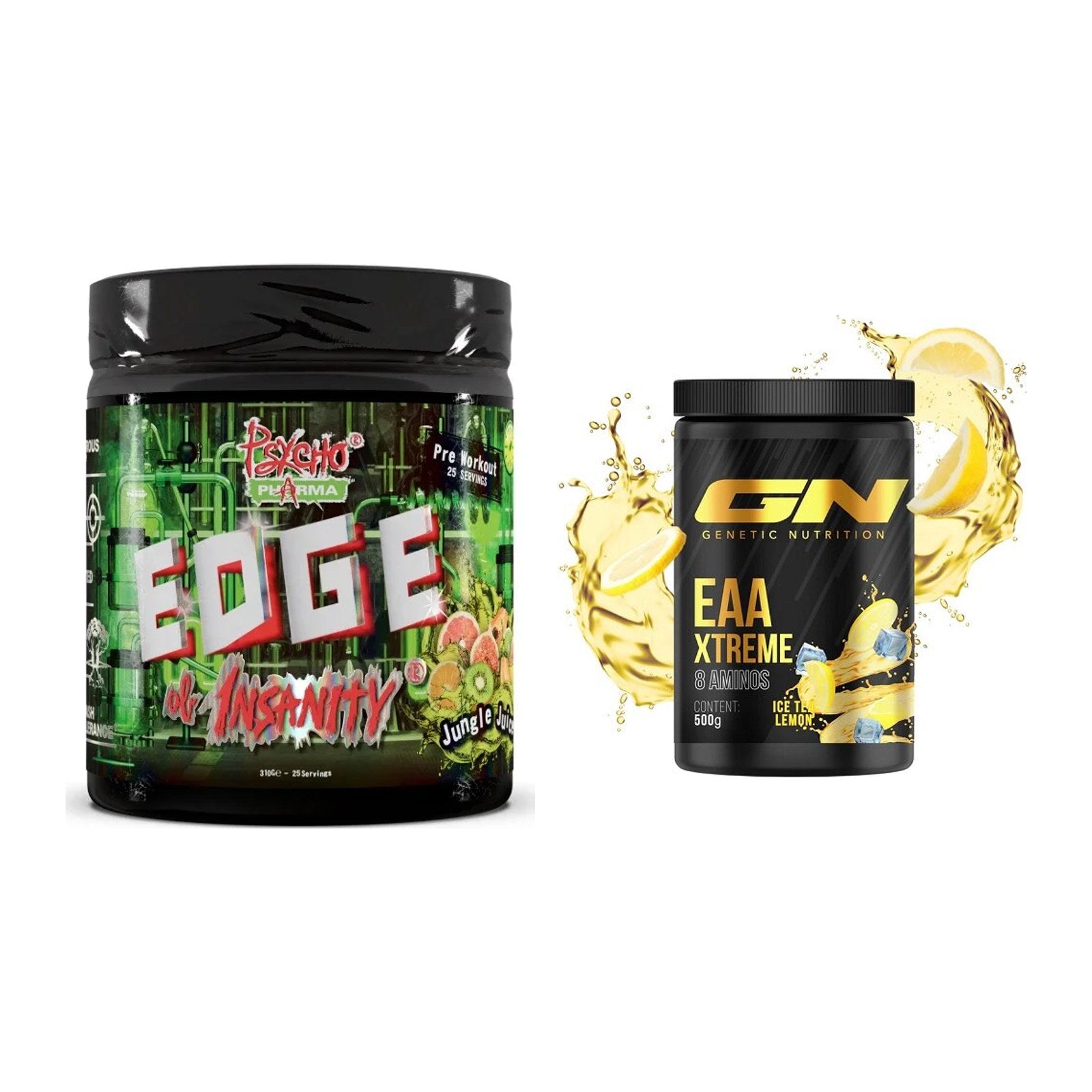 Trainings-Set: Psycho Pharma Edge of Insanity + GN EAA Xtreme – alle enthaltenen Artikel