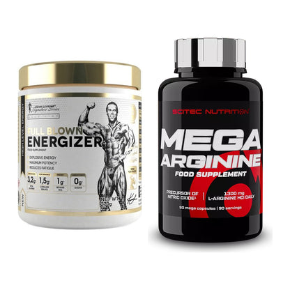 Trainings-Set: Kevin Levrone Full Blown + Scitec Mega Arginine – alle enthaltenen Artikel