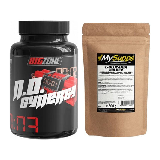 Trainings-Set: Big Zone N.O Synergy + MySupps Glutamine – alle enthaltenen Artikel
